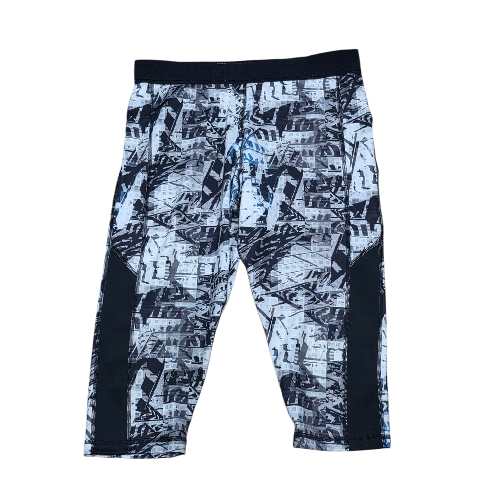 Adidas Techfit Medium Compression Crop Leggings Size Large - Picture 2 of 6